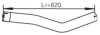 DINEX 28250 Exhaust Pipe